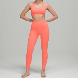 LULULEMON ALIGN™ HIGH-RISE PANT 25" Raspberry Cream size 2